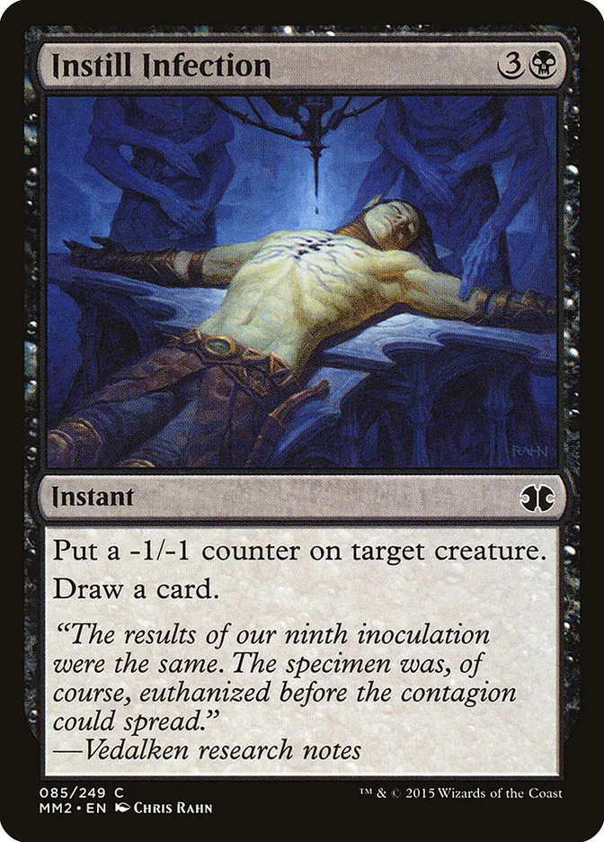 2015 Modern Masters 2015 Instill Infection common #85 unlisted card image
