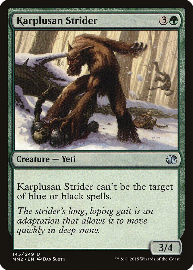 2015 Modern Masters 2015 Karplusan Strider uncommon #145 unlisted card image