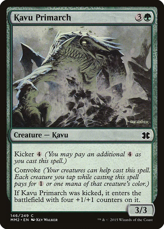 2015 Modern Masters 2015 Kavu Primarch common #146 unlisted card image
