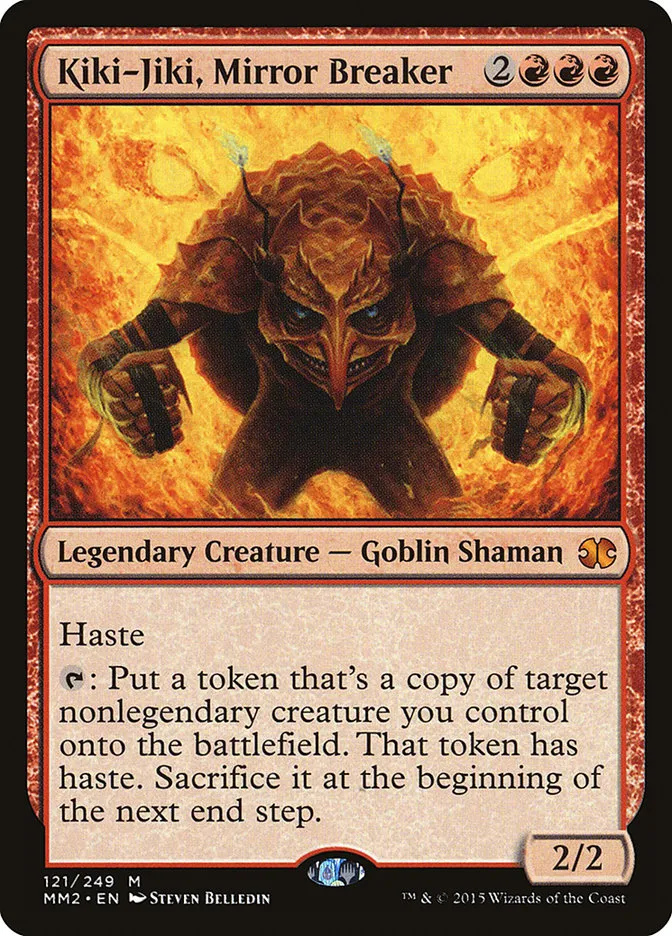 2015 Modern Masters 2015 Kiki-Jiki, Mirror Breaker mythic #121 unlisted card image
