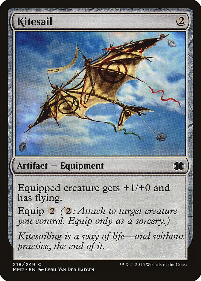 2015 Modern Masters 2015 Kitesail common #218 unlisted card image