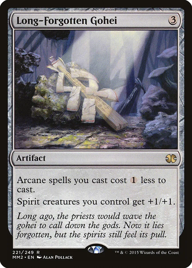 2015 Modern Masters 2015 Long-Forgotten Gohei rare #221 unlisted card image