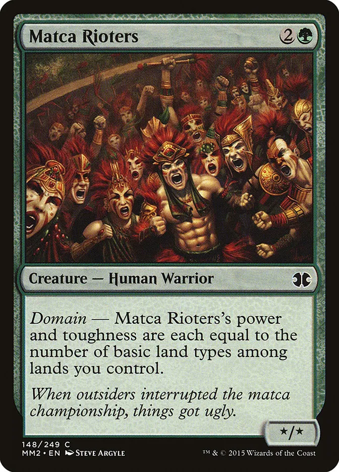 2015 Modern Masters 2015 Matca Rioters common #148 unlisted card image
