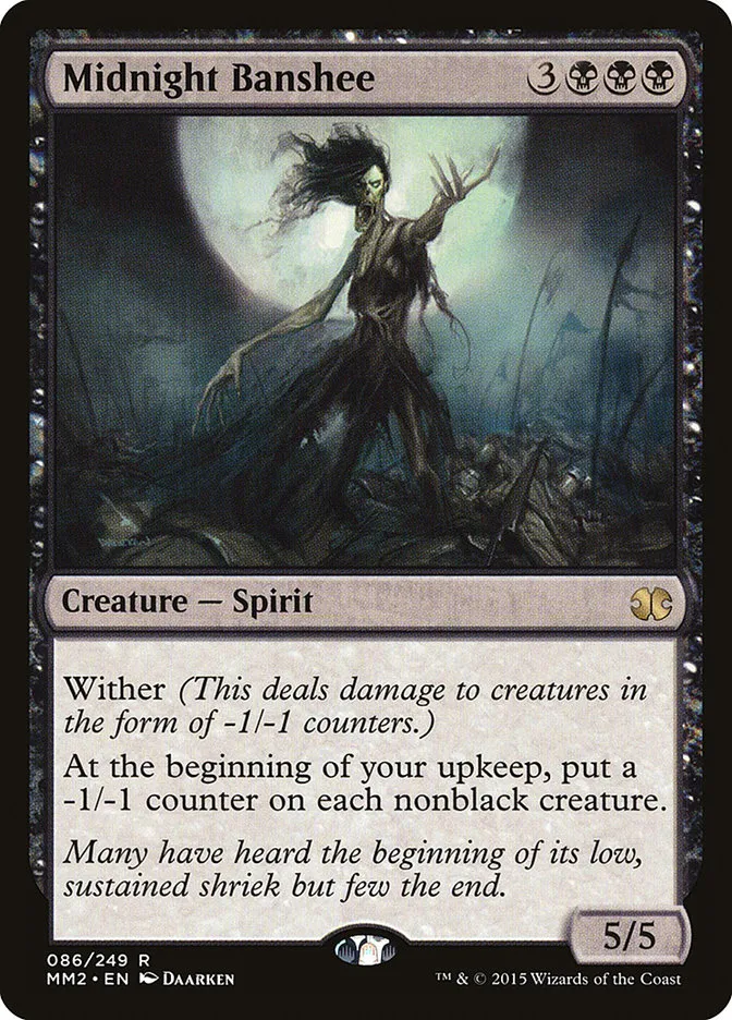 2015 Modern Masters 2015 Midnight Banshee rare #86 unlisted card image
