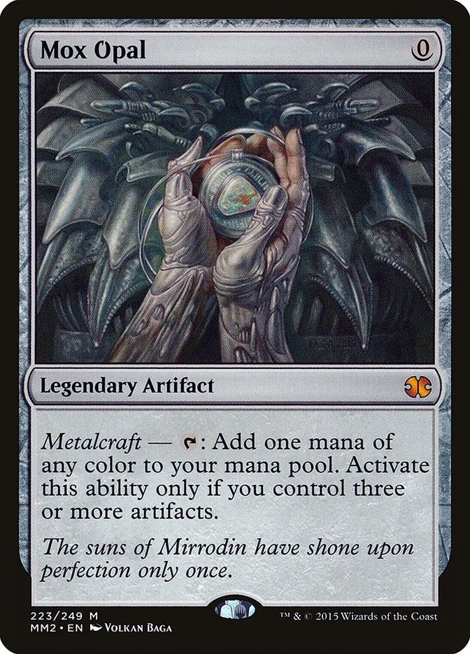 2015 Modern Masters 2015 Mox Opal mythic #223 unlisted card image
