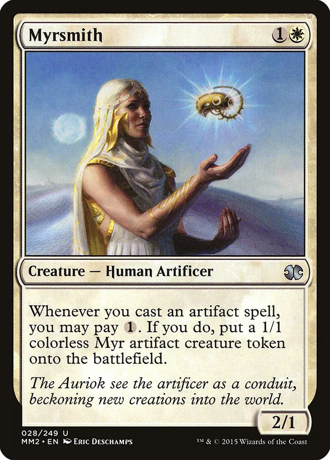 2015 Modern Masters 2015 Myrsmith uncommon #28 unlisted card image