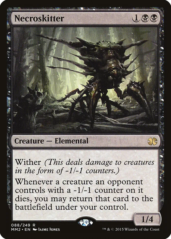 2015 Modern Masters 2015 Necroskitter rare #88 unlisted card image