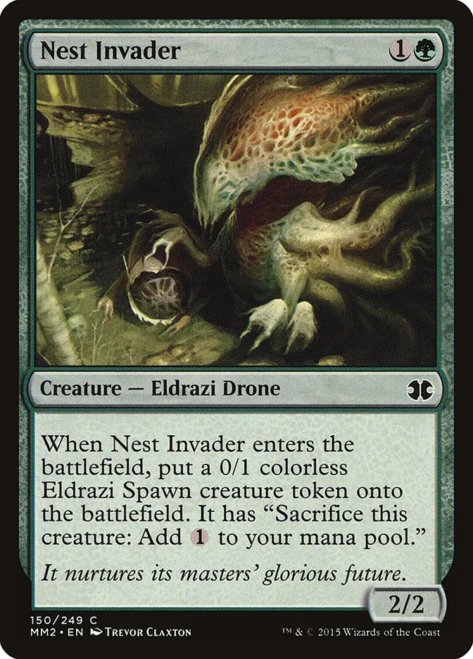 2015 Modern Masters 2015 Nest Invader common #150 unlisted card image