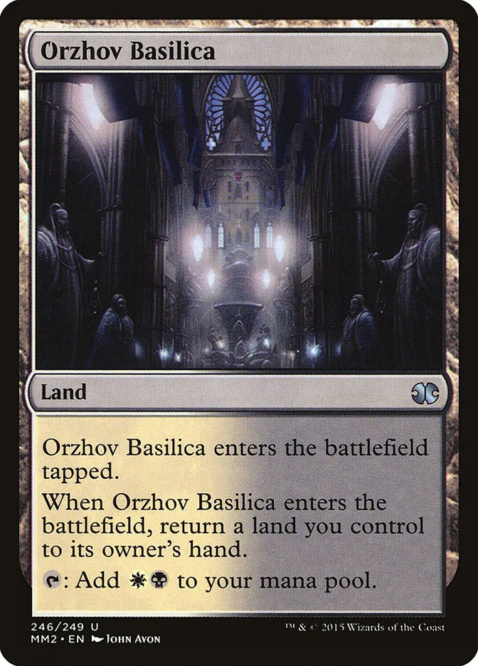 2015 Modern Masters 2015 Orzhov Basilica uncommon #246 unlisted card image