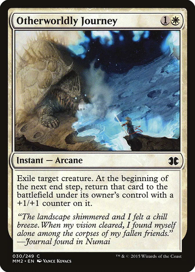 2015 Modern Masters 2015 Otherworldly Journey common #30 unlisted card image