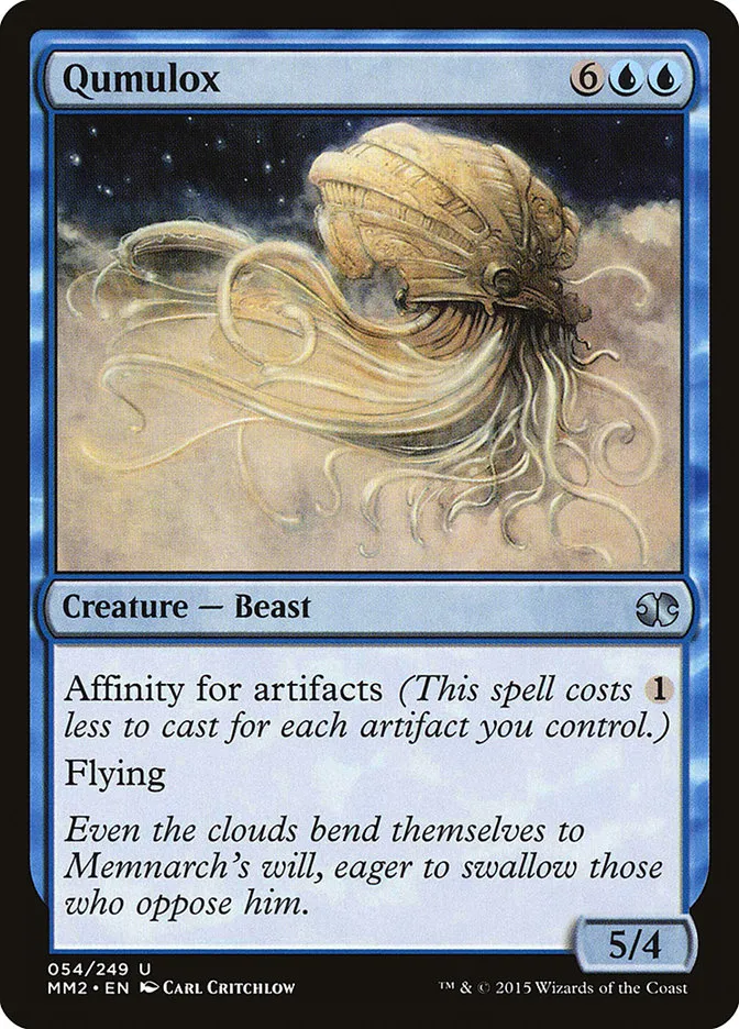 2015 Modern Masters 2015 Qumulox uncommon #54 unlisted card image