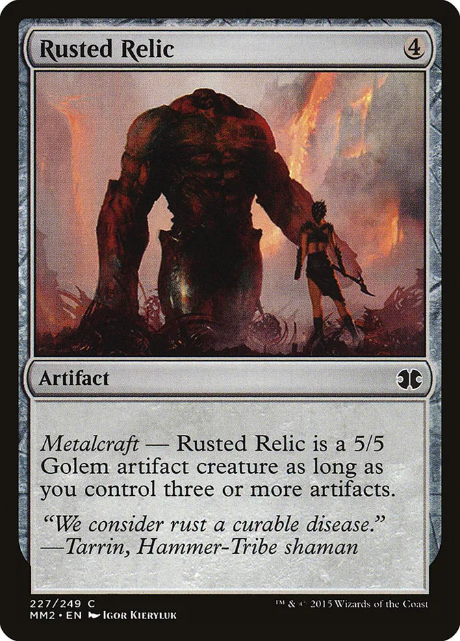2015 Modern Masters 2015 Rusted Relic common #227 unlisted card image