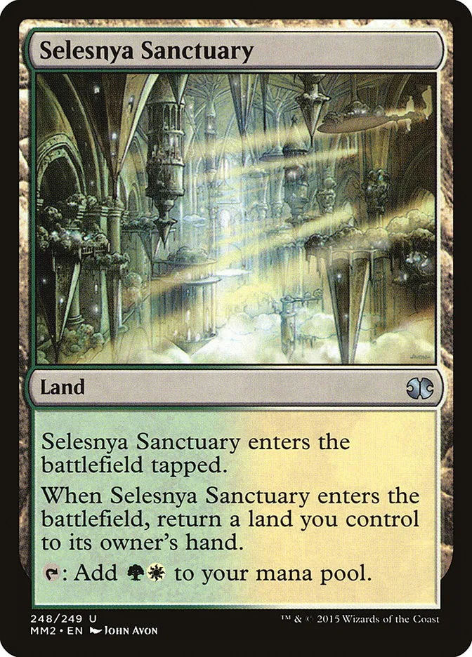 2015 Modern Masters 2015 Selesnya Sanctuary uncommon #248 unlisted card image