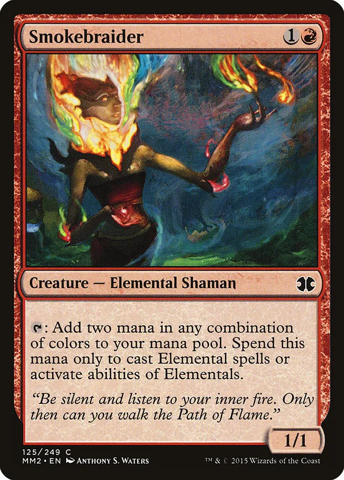 2015 Modern Masters 2015 Smokebraider common #125 unlisted card image