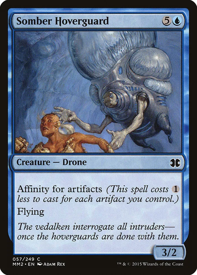2015 Modern Masters 2015 Somber Hoverguard common #57 unlisted card image