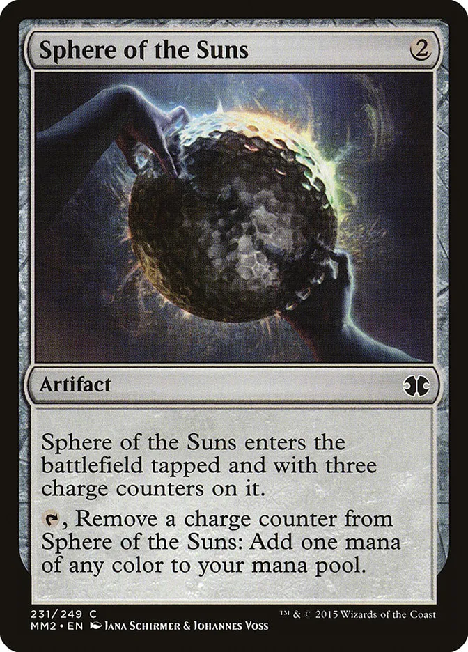 2015 Modern Masters 2015 Sphere of the Suns common #231 unlisted card image