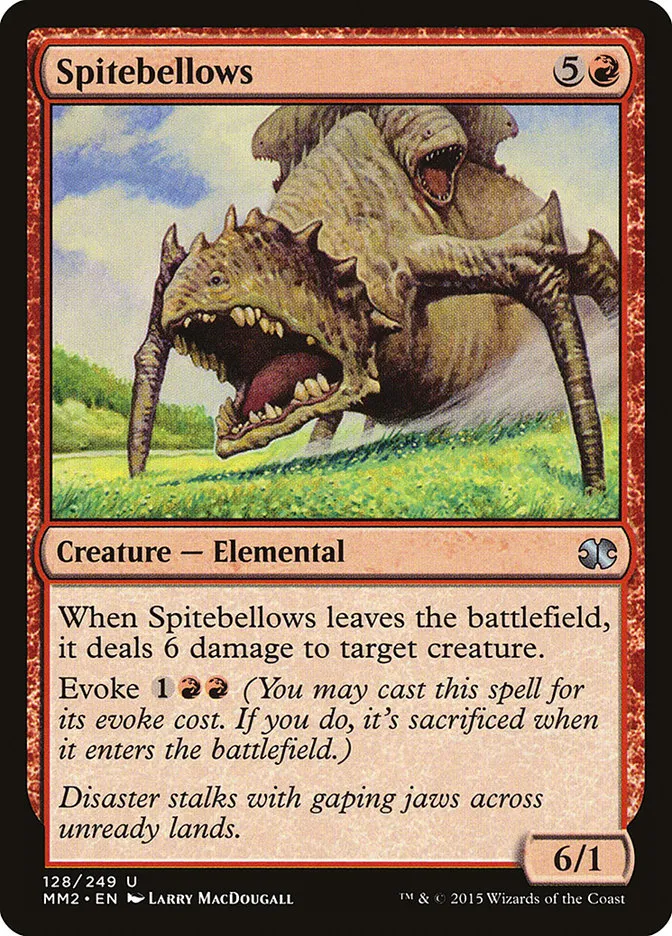 2015 Modern Masters 2015 Spitebellows uncommon #128 unlisted card image
