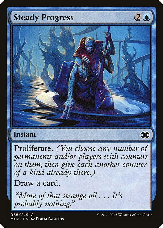 2015 Modern Masters 2015 Steady Progress common #58 unlisted card image