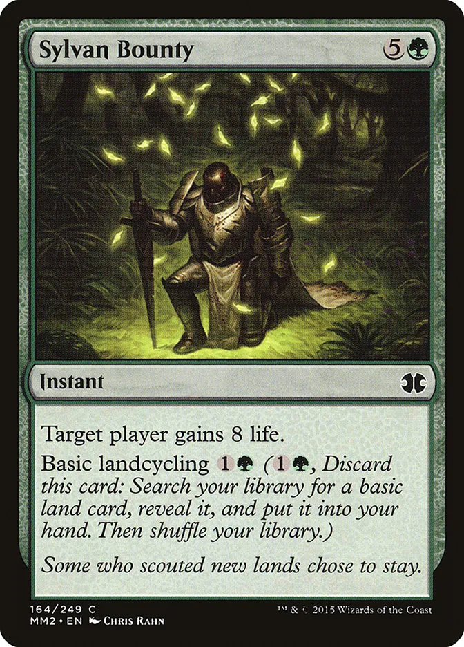 2015 Modern Masters 2015 Sylvan Bounty common #164 unlisted card image