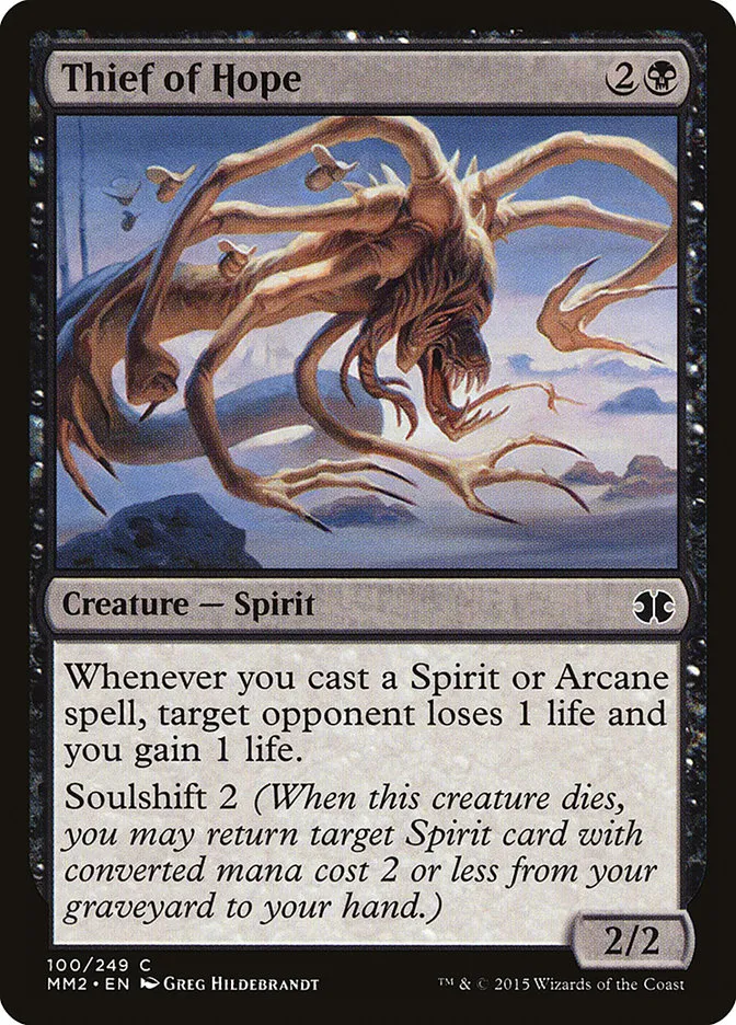 2015 Modern Masters 2015 Thief of Hope common #100 unlisted card image