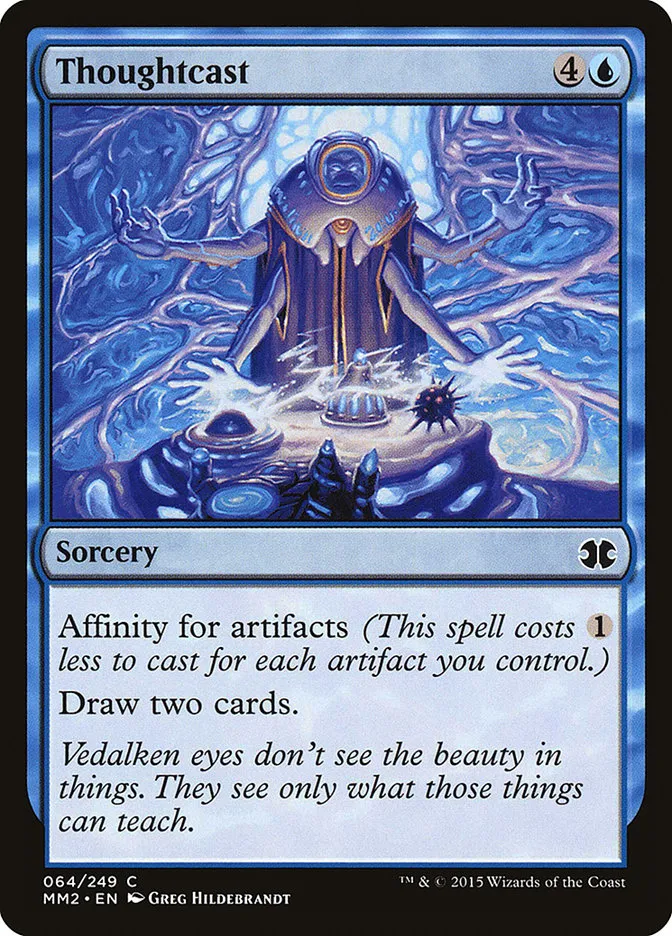 2015 Modern Masters 2015 Thoughtcast common #64 unlisted card image