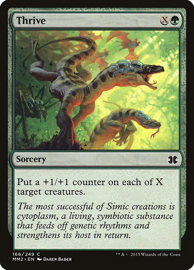 2015 Modern Masters 2015 Thrive common #166 unlisted card image