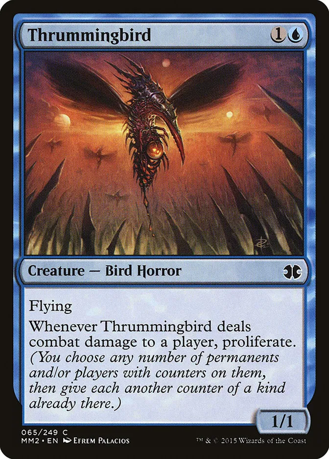 2015 Modern Masters 2015 Thrummingbird common #65 unlisted card image
