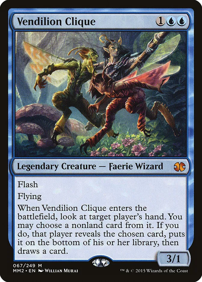 2015 Modern Masters 2015 Vendilion Clique mythic #67 unlisted card image