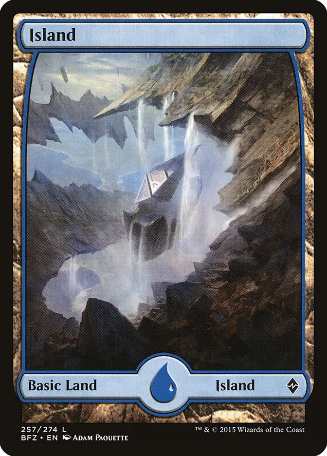 2015 Battle for Zendikar Island [Full Art] common #257 common card image