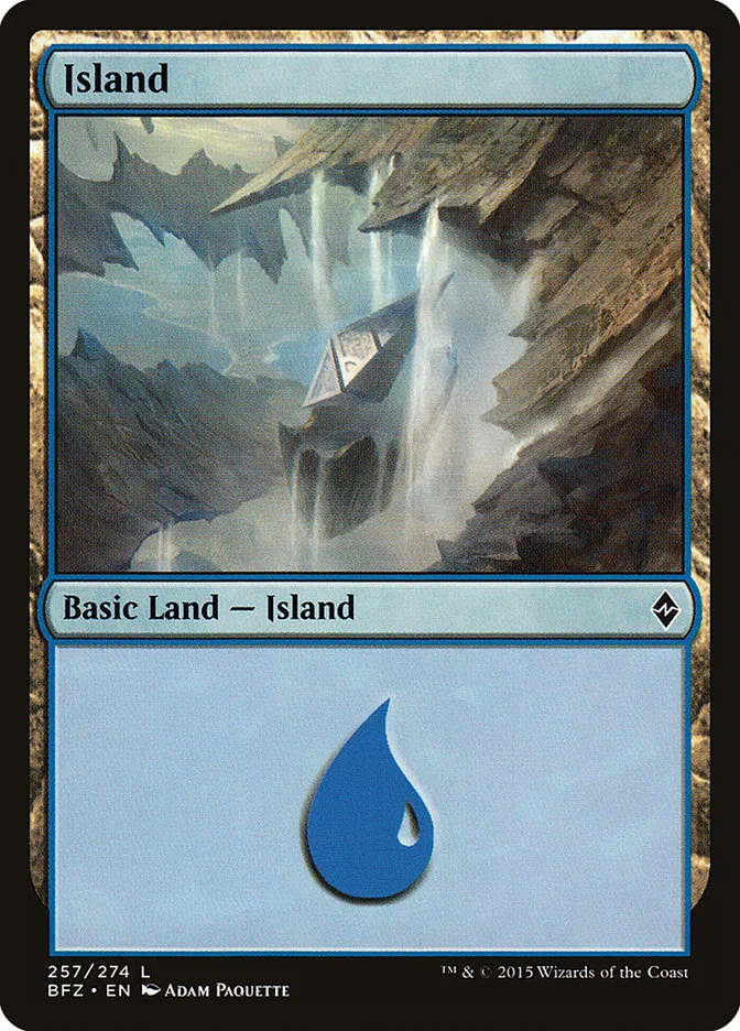2015 Battle for Zendikar Island #257a common card image