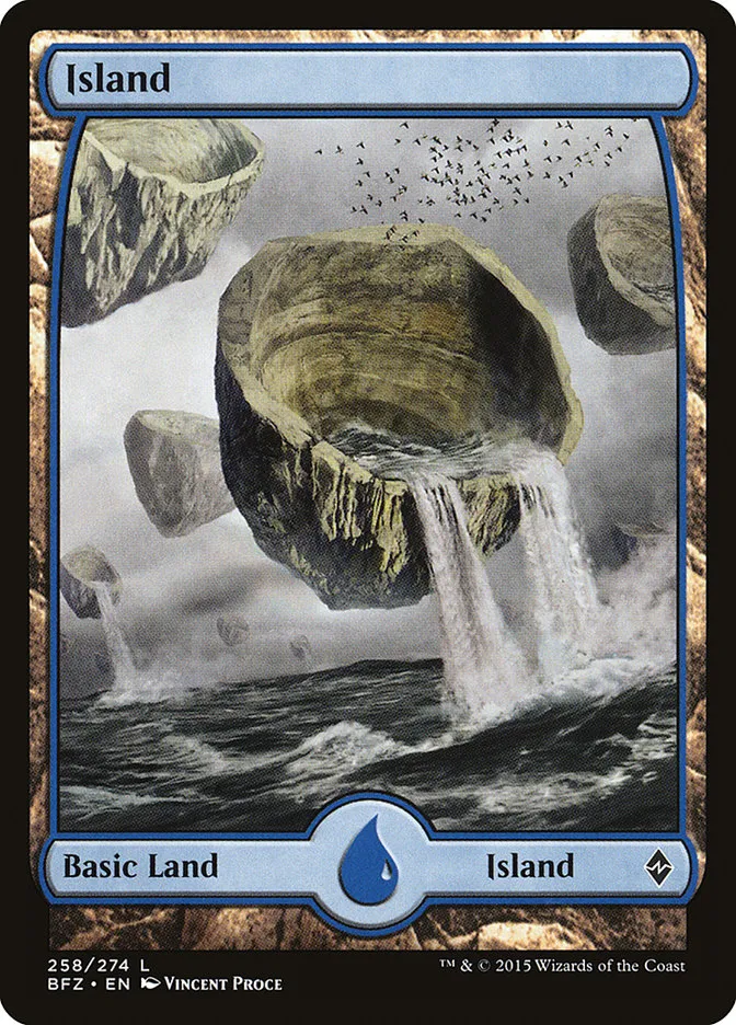 2015 Battle for Zendikar Island [Full Art] common #258 common card image