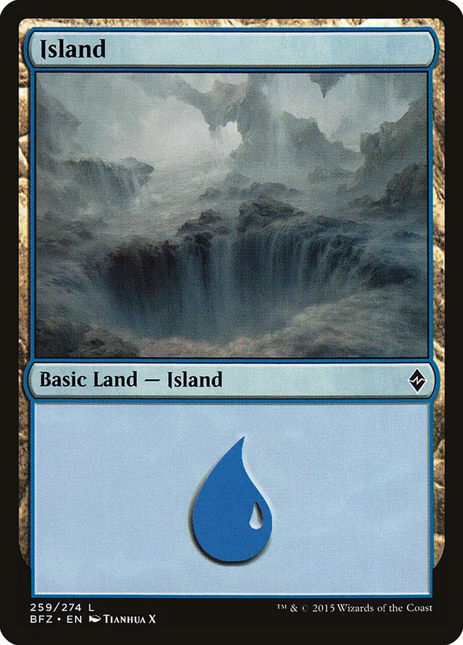 2015 Battle for Zendikar Island #259a common card image