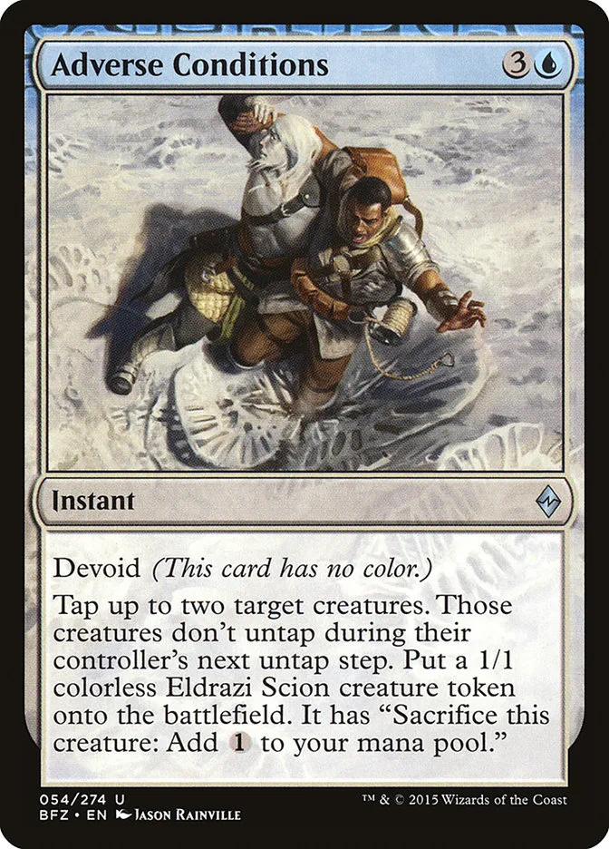 2015 Battle for Zendikar Adverse Conditions #54 uncommon card image