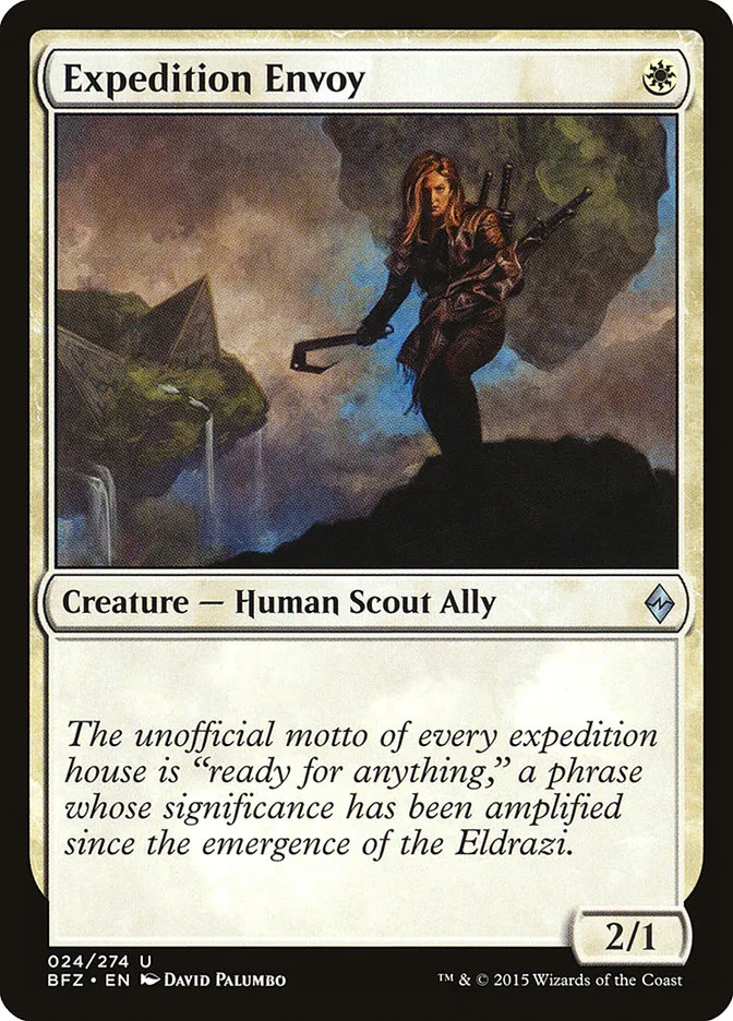 2015 Battle for Zendikar Expedition Envoy uncommon #24 uncommon card image
