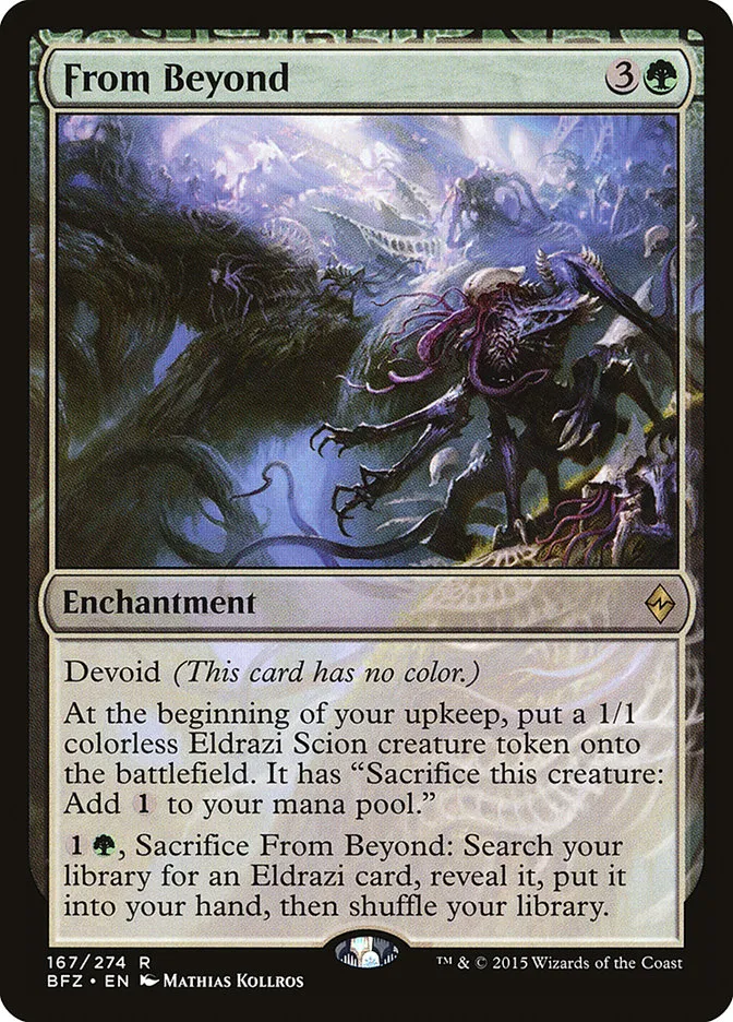 2015 Battle for Zendikar From Beyond #167 rare card image