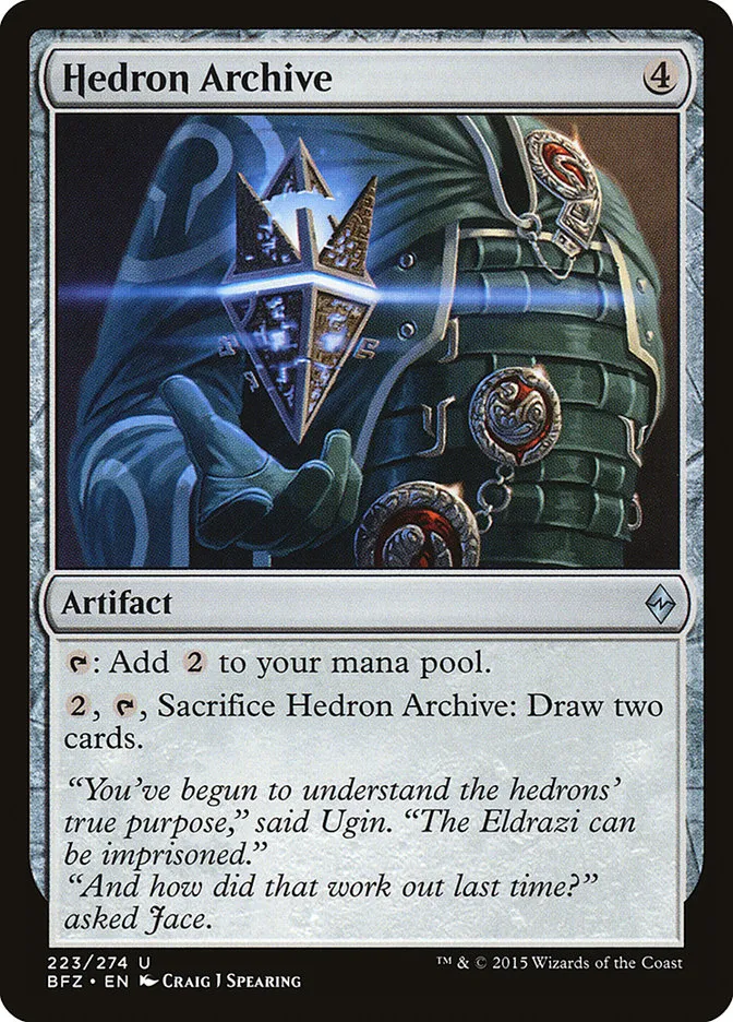 2015 Battle for Zendikar Hedron Archive #223 uncommon card image