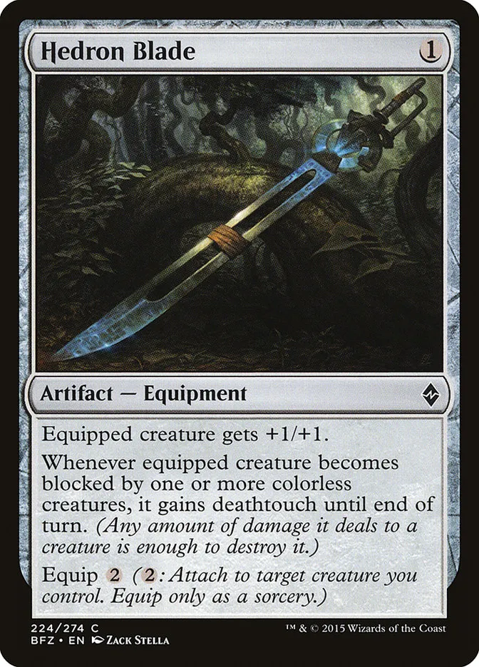 2015 Battle for Zendikar Hedron Blade #224 common card image