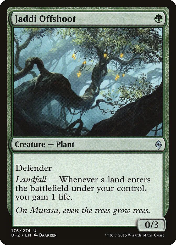 2015 Battle for Zendikar Jaddi Offshoot #176 uncommon card image