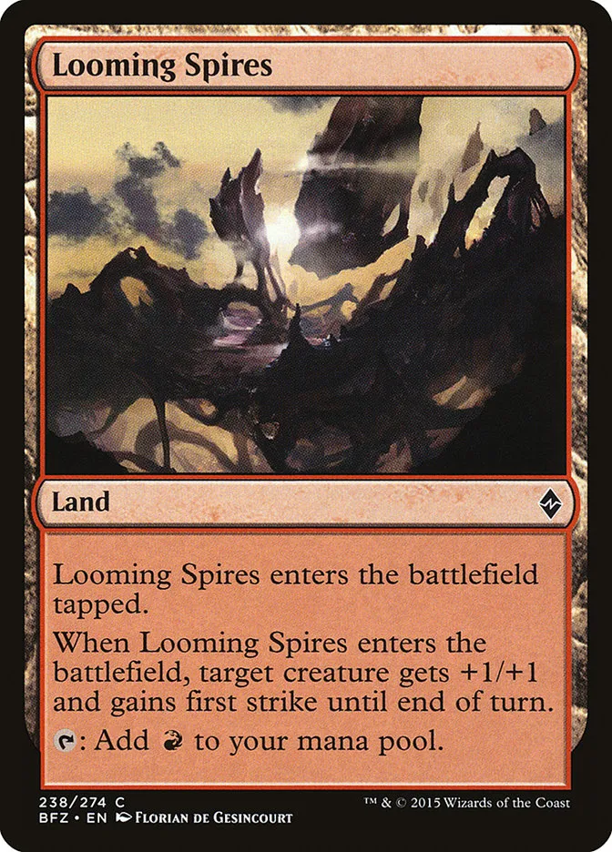 2015 Battle for Zendikar Looming Spires #238 common card image