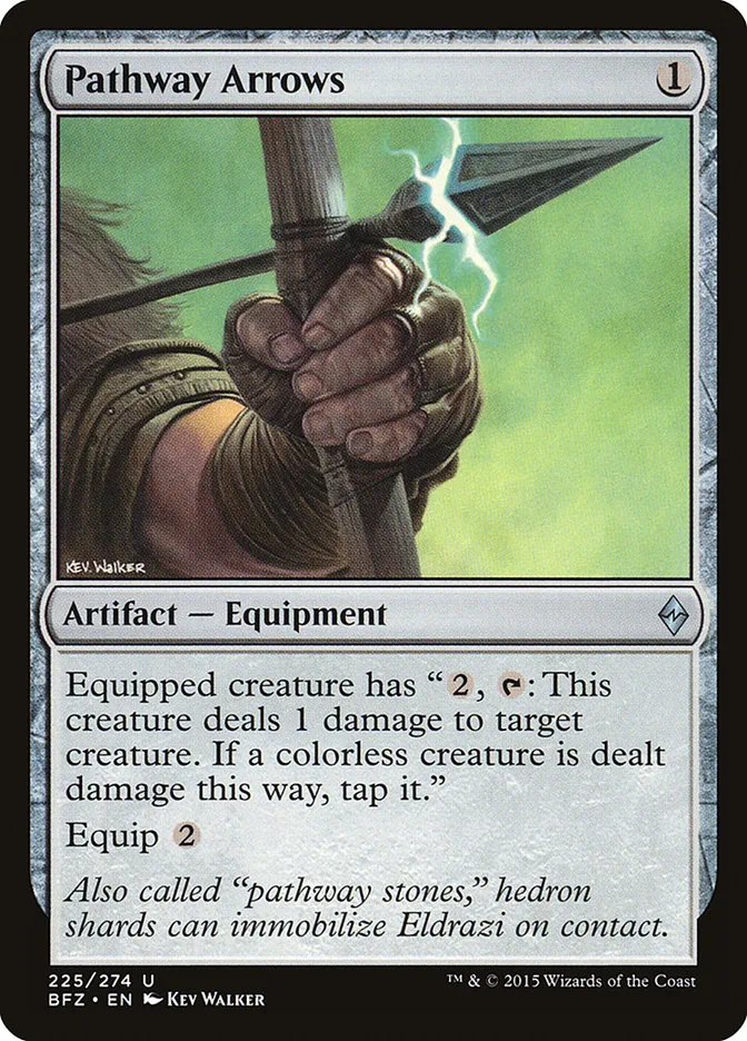 2015 Battle for Zendikar Pathway Arrows #225 uncommon card image