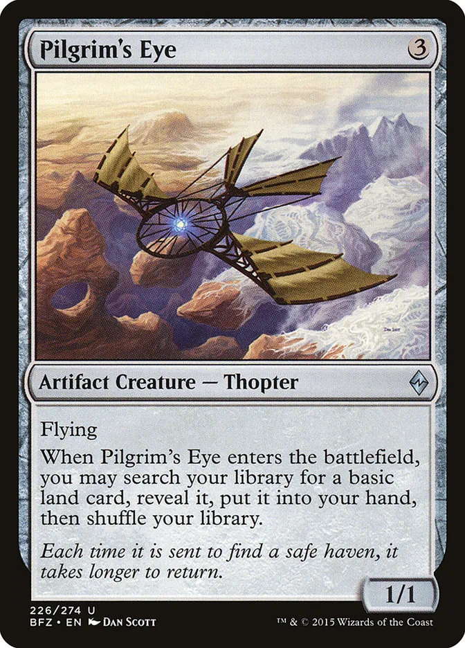 2015 Battle for Zendikar Pilgrim's Eye #226 uncommon card image