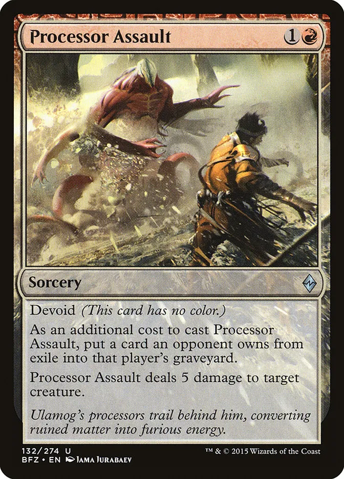 2015 Battle for Zendikar Processor Assault uncommon #132 uncommon card image