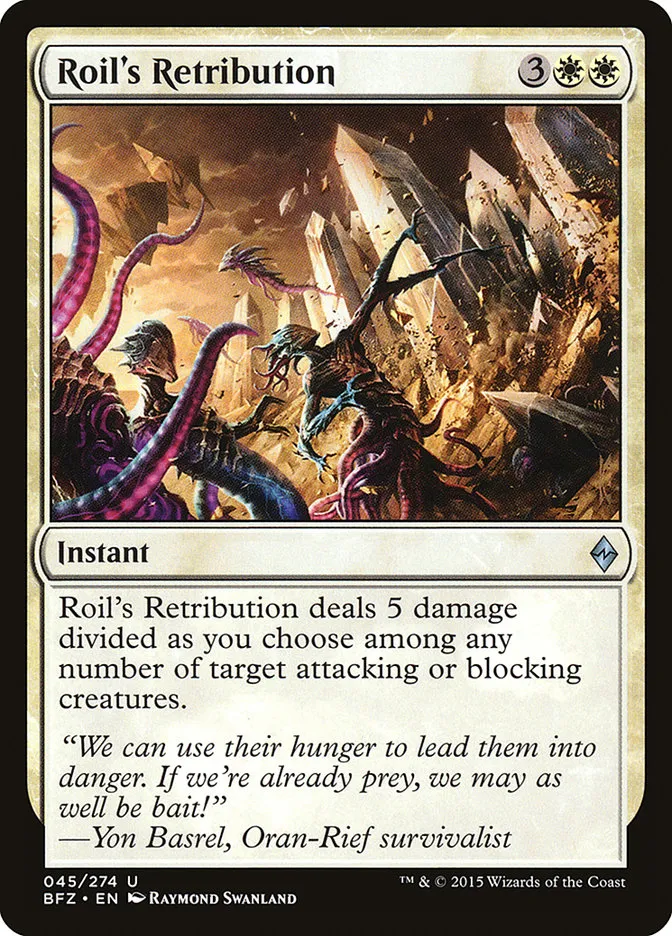 2015 Battle for Zendikar Roil's Retribution uncommon #45 uncommon card image
