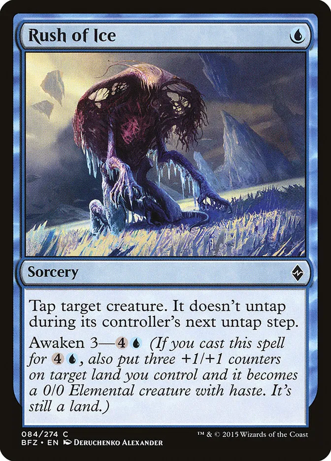 2015 Battle for Zendikar Rush of Ice #84 common card image