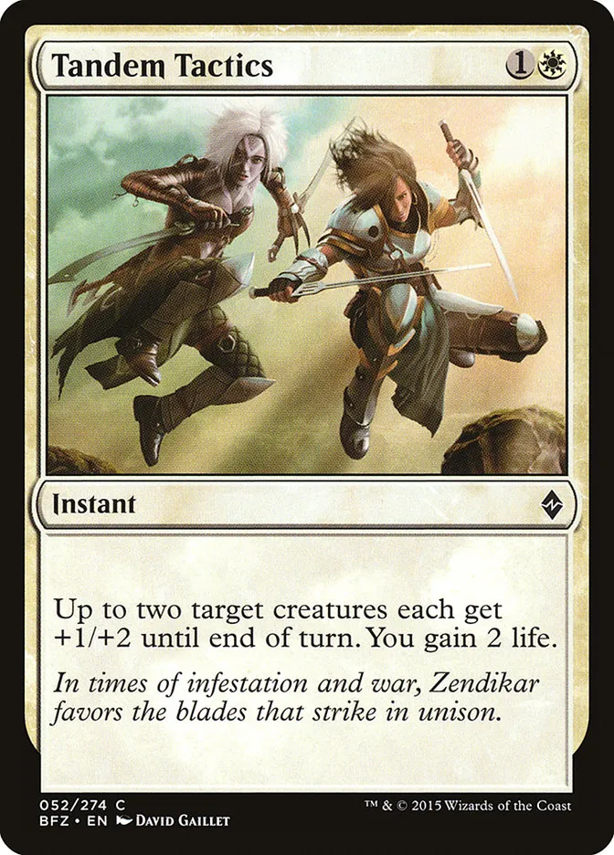 2015 Battle for Zendikar Tandem Tactics #52 common card image