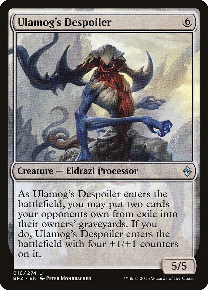 2015 Battle for Zendikar Ulamog's Despoiler uncommon #16 uncommon card image