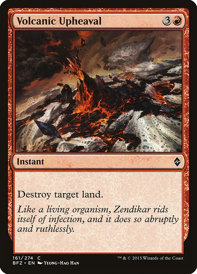 2015 Battle for Zendikar Volcanic Upheaval #161 common card image