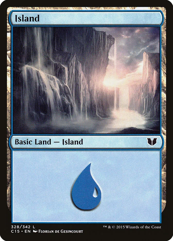2015 Commander 2015 Island #328 common card image
