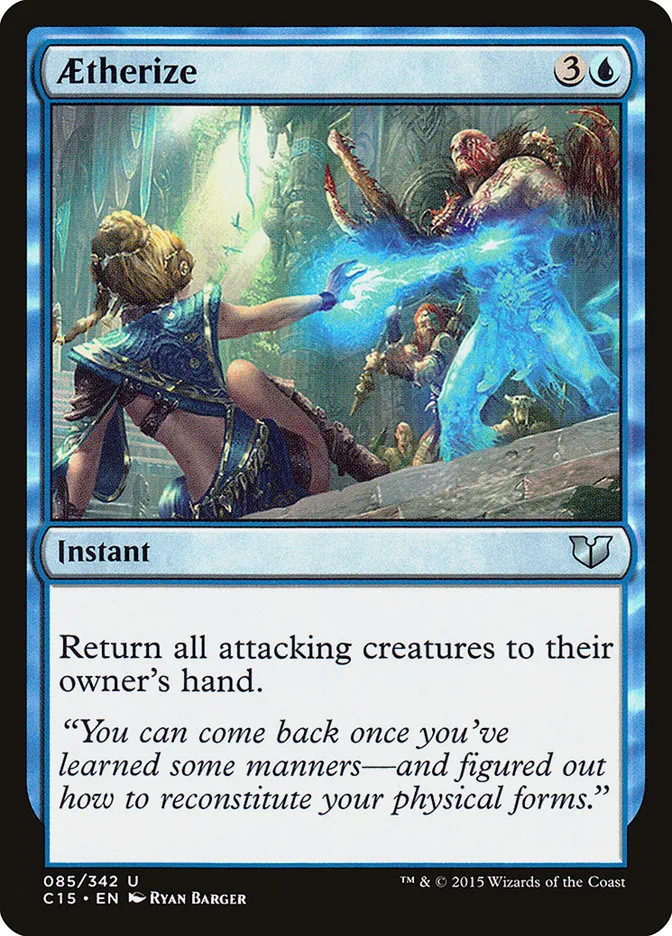 2015 Commander 2015 Aetherize uncommon #85 uncommon card image
