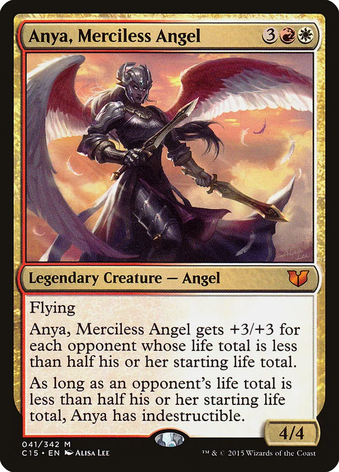2015 Commander 2015 Anya, Merciless Angel #41 mythic card image
